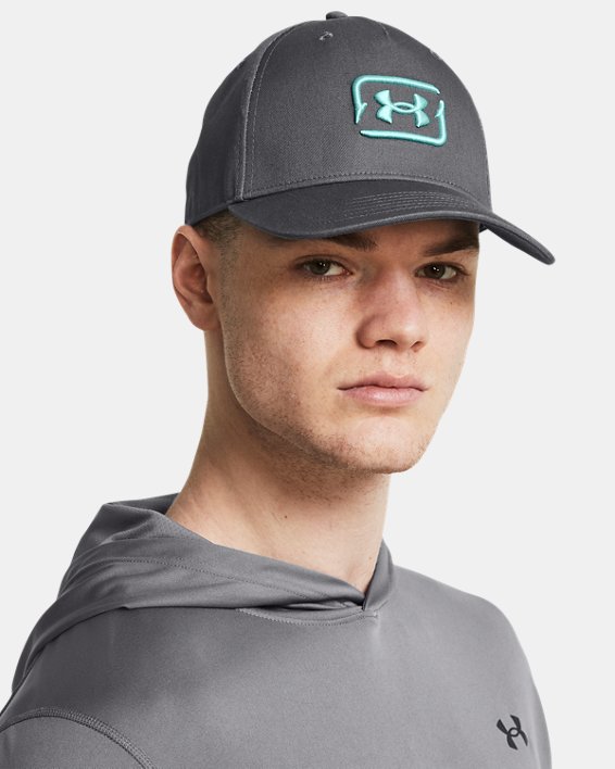 หมวก UA SportStyle Snapback สำหรับผู้ชาย in Gray image number 2